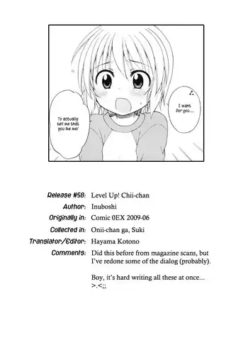 [Inuboshi] Level Up! Chii-chan [ENG] (Hayama_Kotono)