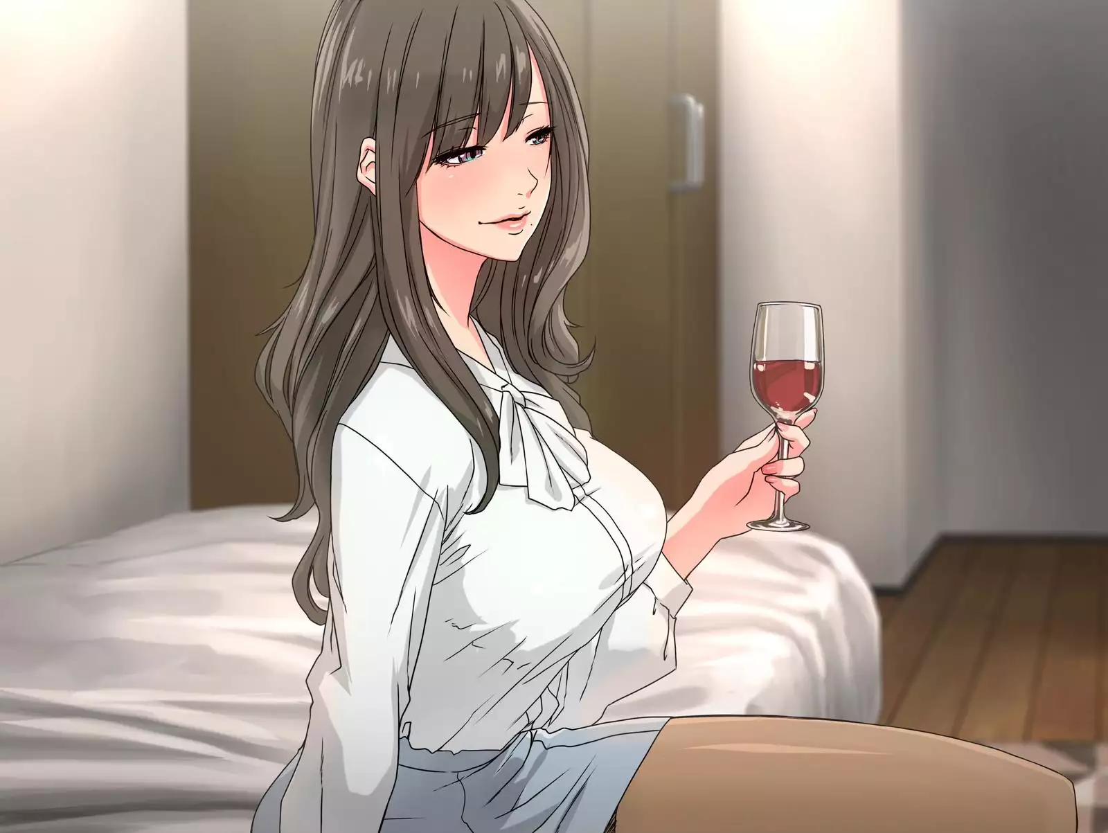 Momoiro Onna Kyoushi Sakuma Saori -Hokenshitsu de Sasowarete Kouhen- <Jitsugyo no Nihon Sha Bunko Homage>