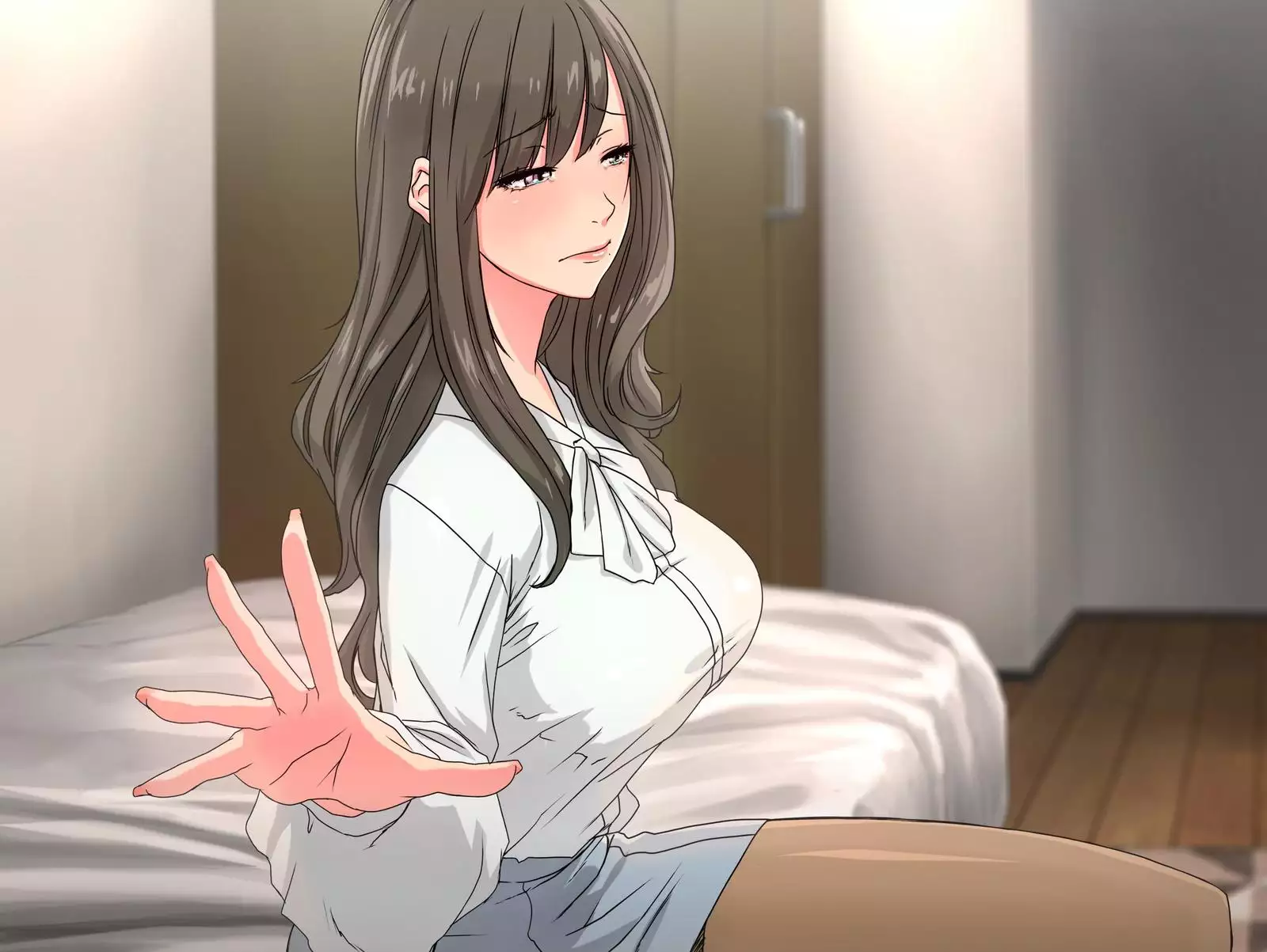 Momoiro Onna Kyoushi Sakuma Saori -Hokenshitsu de Sasowarete Kouhen- <Jitsugyo no Nihon Sha Bunko Homage>